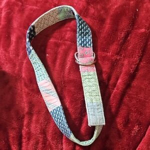 Vineyard Vines Multicolor Patchwork Belt Size Medium